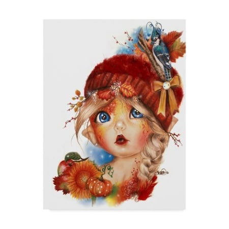 Sheena Pike Art And Illustration 'Autumn Anna' Canvas Art,18x24